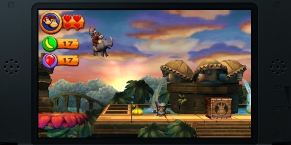 Donkey Kong Country 3D (Nintendo 3DS)
