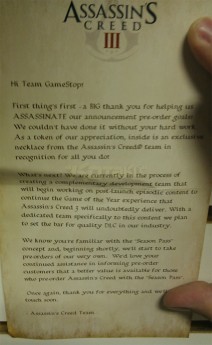 Assassin's Creed 3 podr&iacute;a contar con Pase de Temporada al ofrecer abundantes DLCs