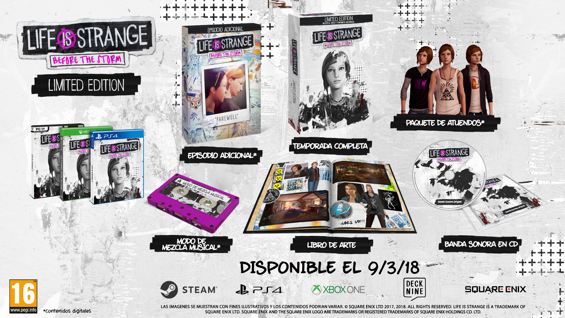 Life is Strange: Before the Storm tendrá lanzamiento físico en marzo