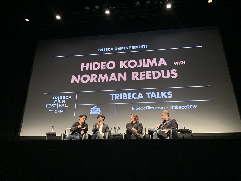 Hideo Kojima y Norman Reedus en el Tribeca Film Festival de Nueva York. Hideo Kojima y Norman Reedus en el Tribeca Film Festival de Nueva York.