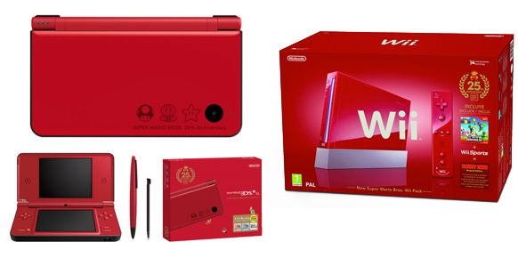 Edición especial de Wii y DSi XL conmemorativa del 25 aniversario de Mario Edición especial de Wii y DSi XL conmemorativa del 25 aniversario de Mario