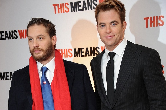 Tom Hardy (izquierda) y Chris Pine (derecha) Tom Hardy (izquierda) y Chris Pine (derecha)