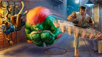 Así eran los diseños originales de Street Fighter II