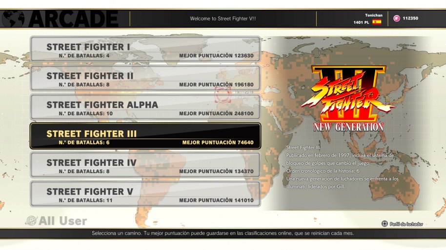 Street Fighter V Arcade Edition análisis