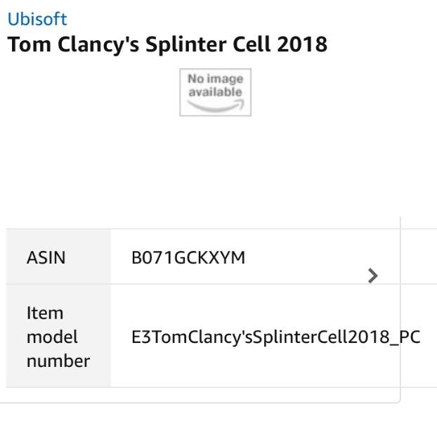 El próximo Splinter Cell gana puntos para presentarse en el E3 2018
