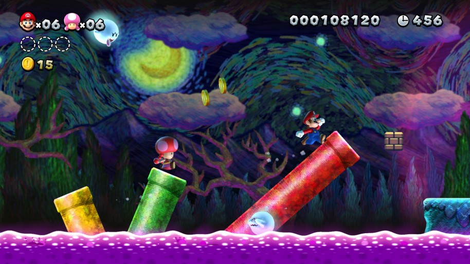 New Super Mario Bros. U Deluxe: Mario salta de Wii U a Switch. Impresiones de New Super Mario Bros U. Deluxe
