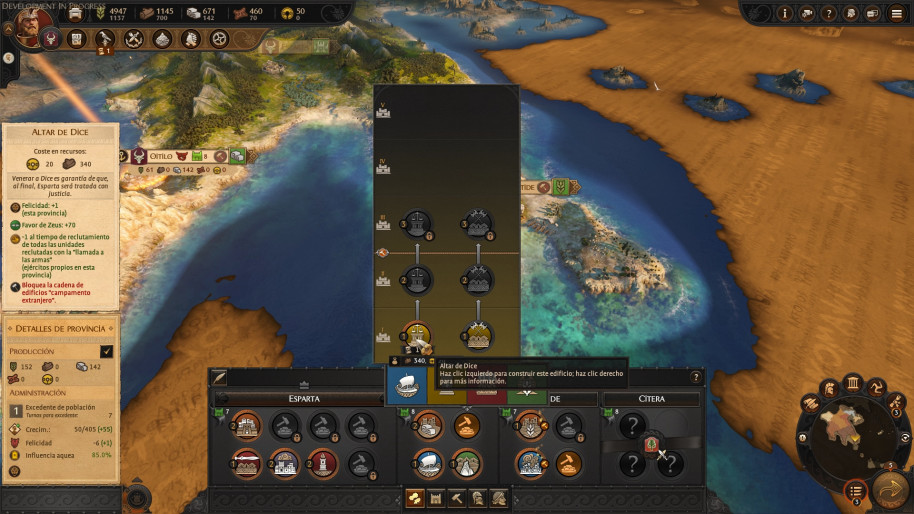 A Total War Saga Troy: Todas las novedades del mapa estratégico de A Total War Saga: Troy, con dioses, héroes y mitos