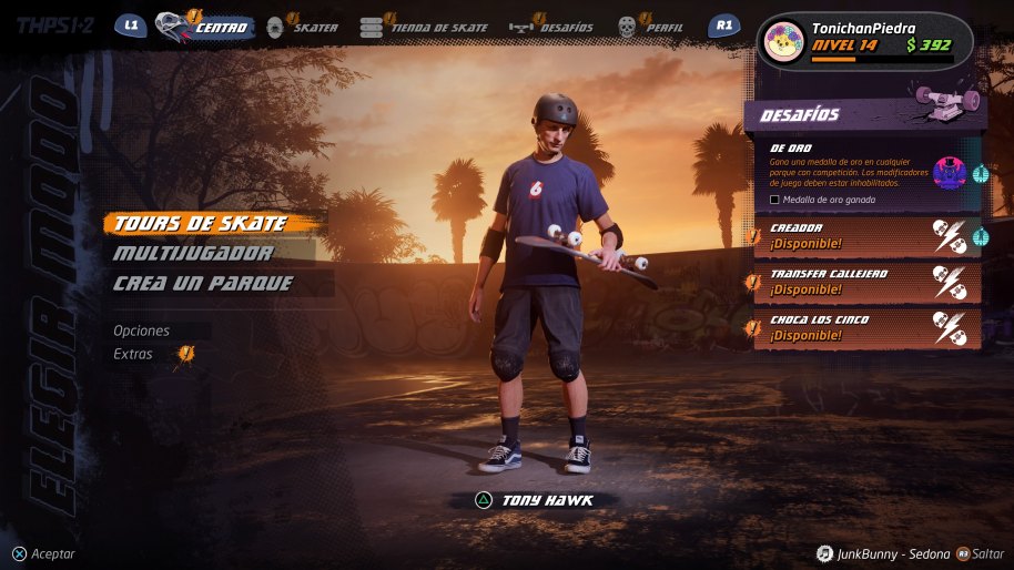 Tony Hawk's Pro Skater 1 and 2
