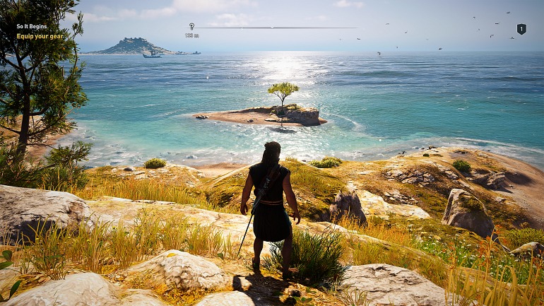 Comparativa con filtro para ensalzar HDR en Assassin's Creed: Odyssey. Comparativa con filtro para ensalzar HDR en Assassin's Creed: Odyssey.
