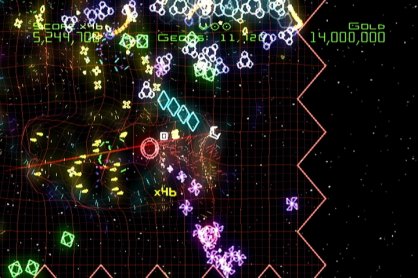 Geometry Wars Galaxies Wii