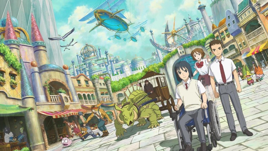 La película de Ni No Kuni de Netflix no es ni Ghibli ni Your Name, pero lo intenta