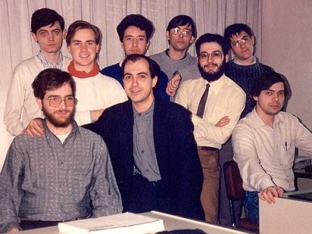 El equipo de Topo justo antes de la llegada de Nieto