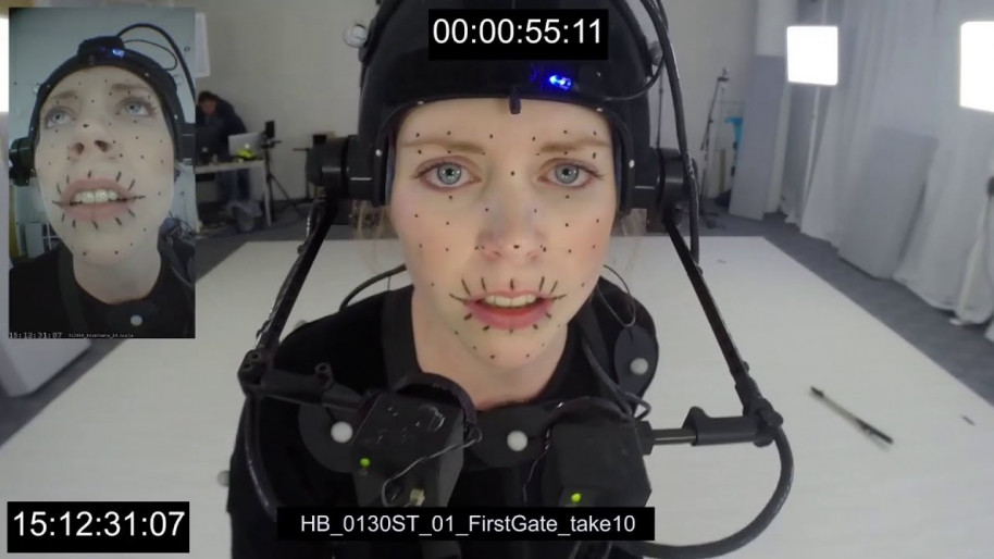 Captura facial realizada durante el desarrollo de Hellblade.