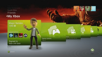 Los Avatares serán, de ahora en adelante, nuestra imagen en el interfaz de Xbox 360. Estarán presentes en todo momento al lado de nuestro gamertag y puntuación.