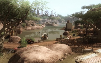 África nunca había sido tan bella como en Far Cry 2. Los viajes en jeep se hacían interminables para algunos usuarios, pero con paisajes tan espectaculares como éstos acababan siendo un mal menor.