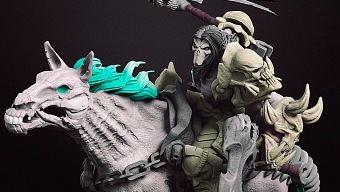 Alucina con estas esculturas digitales de Darksiders