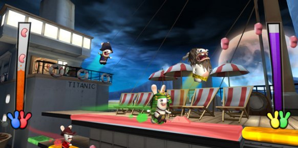 Raving Rabbids Regreso al Pasado: Raving Rabbids Regreso al Pasado: Primer contacto