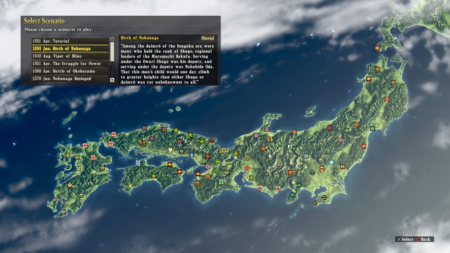 Nobunagas Ambition Sphere of Influence análisis